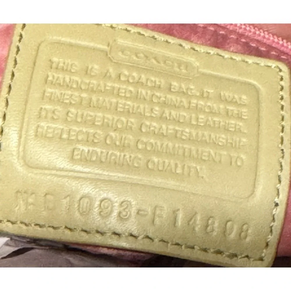 Coach vintage pastel